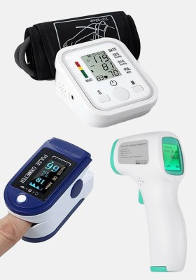 Bundle offer Blood Pressure Monitor - Oximeter - Thermometer