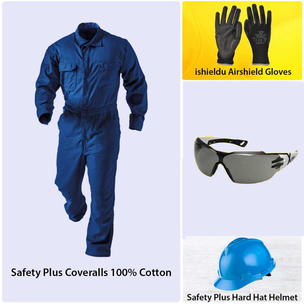 Bundle Offer (SP Coverall + SP Spectacles + SP Helmet + Airshield Gloves + SP shoes)