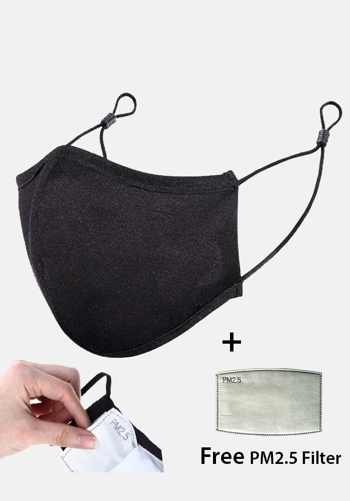 Reusable Mask with filter PM2.5FT 3 Extra PM2.5FT Filter Free