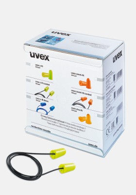 uvex x-fit Ear Plug with Cord 100Pcs Box