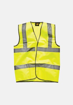 Safety Plus World High Visibility Safety Vest Yellow