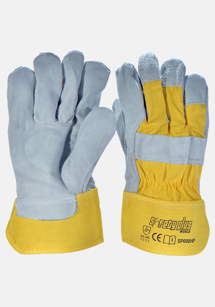 Safety Plus Leather Gloves