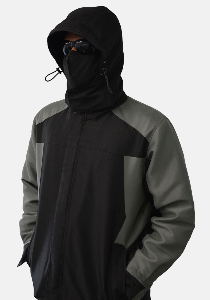 Safety Plus World Winter Jacket Grey & Black Large